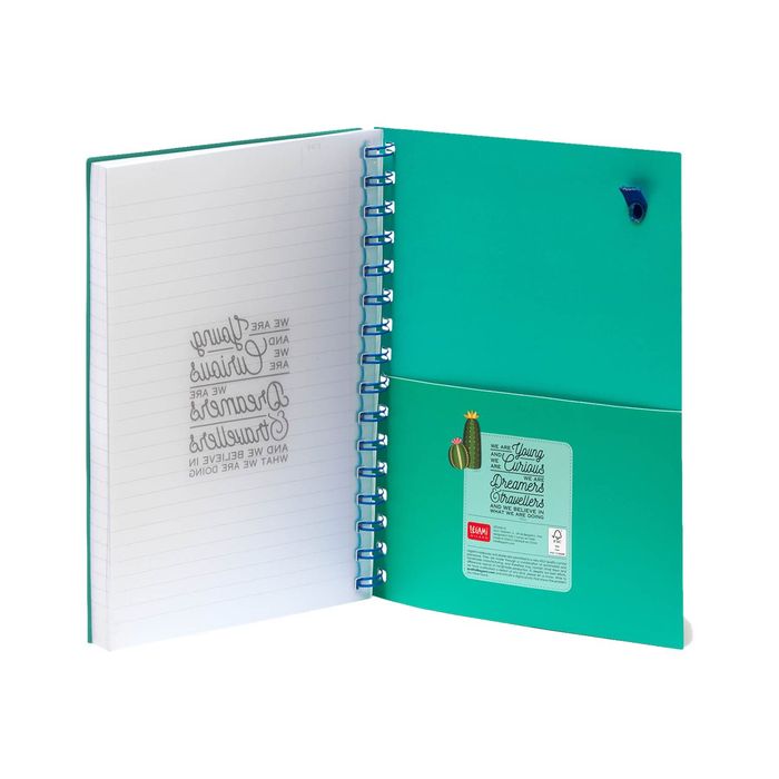 8054320565550-Legami - Carnet de notes ligné - 15,5 x 21 cm - no problama-Avant-3