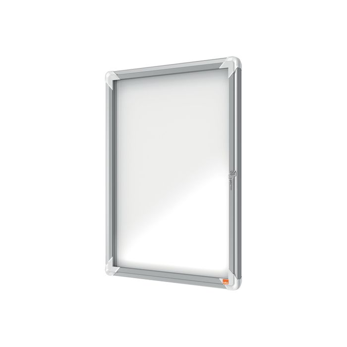 5028252063920-Nobo - Vitrine intérieure 4 A4 (494 x 668 mm) - cadre aluminium fond métal-Angle droit-0