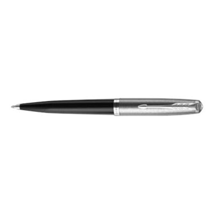 3026981234934-Parker 51 - Stylo à bille - résine noir et finition chromé-Angle gauche-0