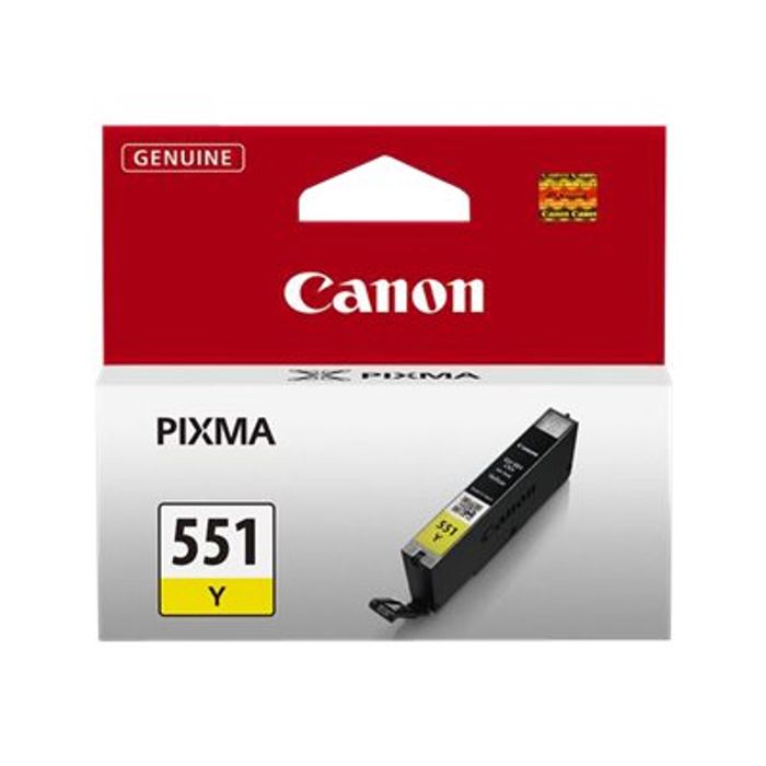 4960999905563-Canon CLI-551 - jaune - cartouche d'encre originale-Avant-0