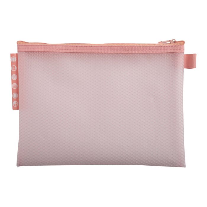 3130630371403-Exacompta Chromaline Pastel - Pochette zip A5 - disponible dans différentes couleurs-Avant-1