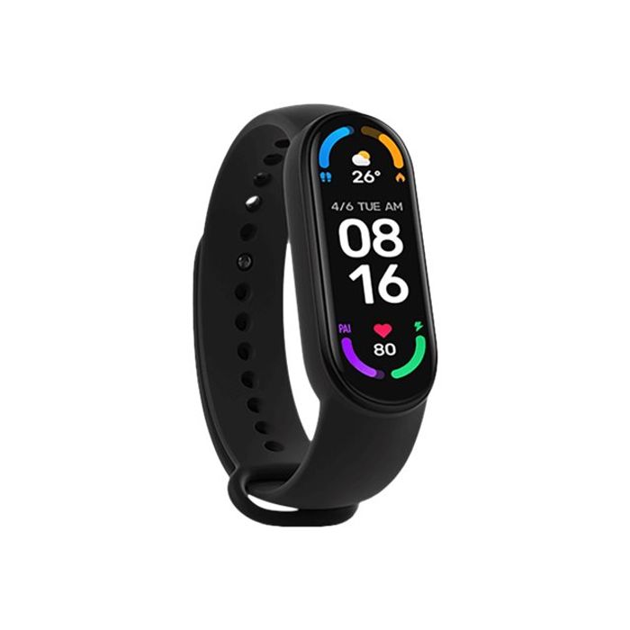 6934177736384-Xiaomi Mi Smart Band 6 - montre connectée - noir -Angle gauche-3