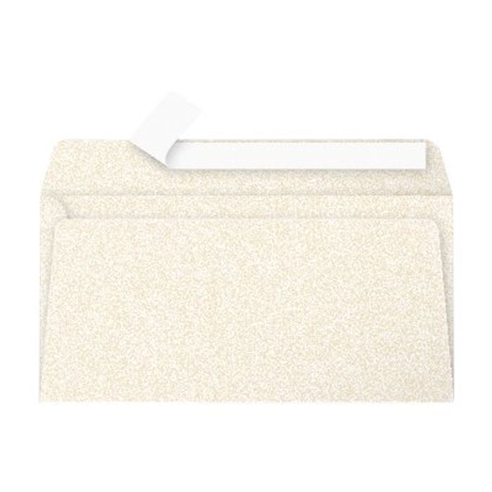 3329680500455-Pollen - 20 Enveloppes - 110 x 220 mm - 120 g/m² - ivoire irisé-Avant-0