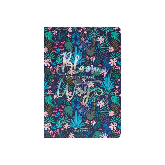 8054320565291-Legami - Carnet de notes - A5 - 80 pages - ligné - floral-Avant-0