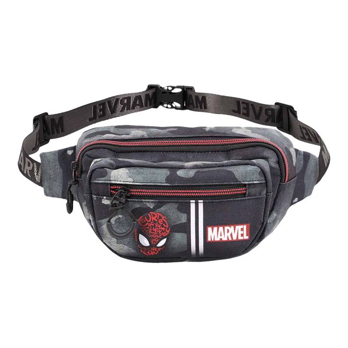 8445118024333-Spiderman - Sac banane - noir - Karactermania-Avant-1