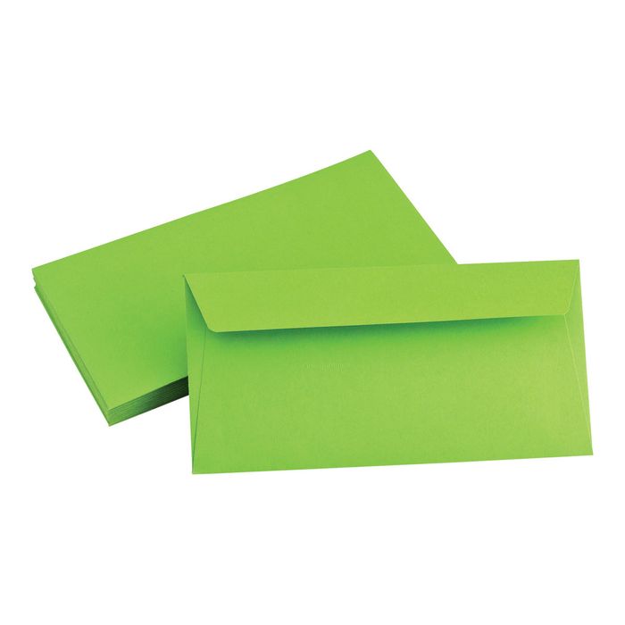 3329680554502-Pollen - 20 Enveloppes - 110 x 220 mm - 120 g/m² - menthe-Multi-angle-1