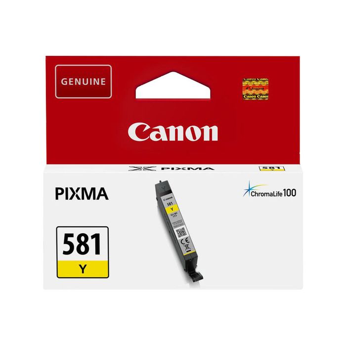 4549292087116-Canon CLI-581- jaune - cartouche d'encre originale-Avant-1