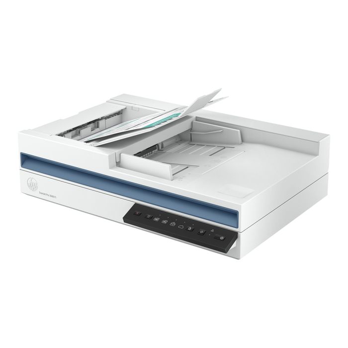 0195697674020-HP Scanjet Pro 3600 f1 - scanner de documents - 600 dpi x 600 dpi A4 - USB 3.0-Angle droit-0