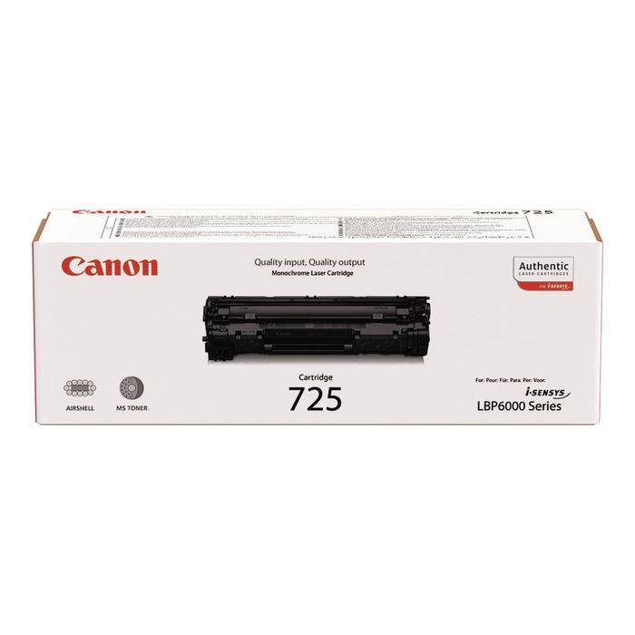 4960999665115-Canon 725 - noir - cartouche laser d'origine-Avant-0