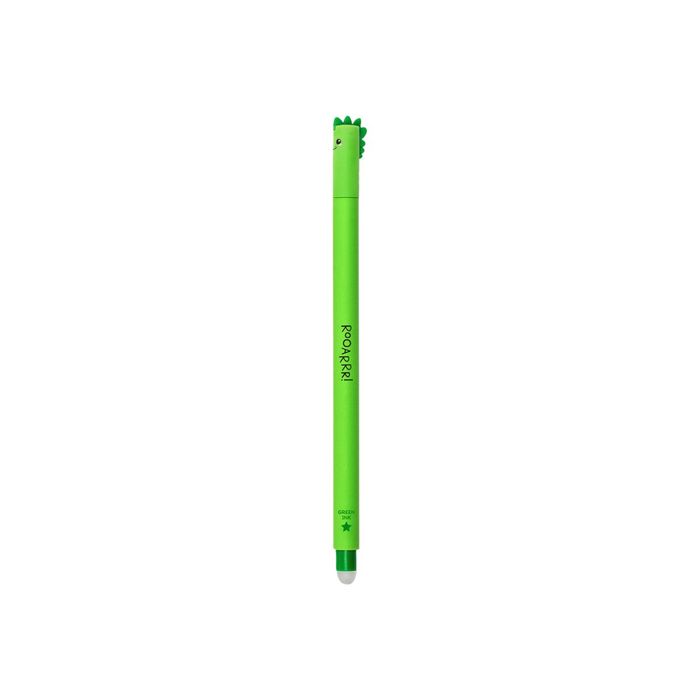 8052461965840-Legami Dinosaur - Stylo gel effaçable - vert-Angle gauche-0