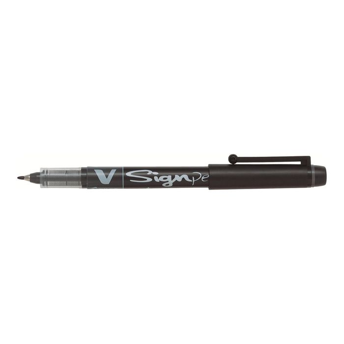 4902505134654-Pilot V Sign Pen - Feutre fin - noir-Angle gauche-1