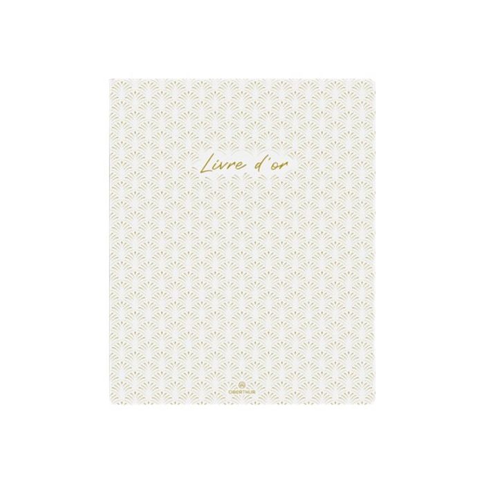 3664447158570-Oberthur Versailles - Livre d'or souple - 22 x 27 cm - 200 pages - blanc-Avant-0