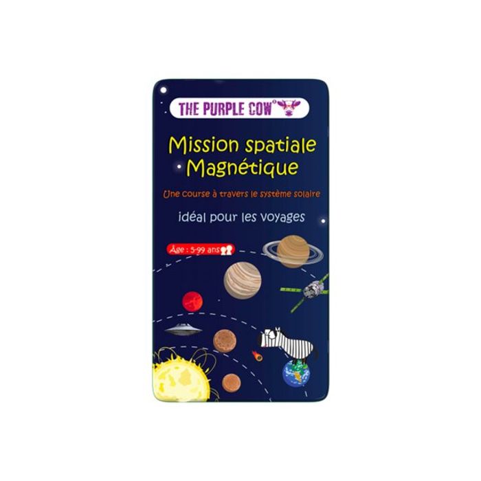 3108722903849-The Purple Cow - Jeu de voyage magnétique Mission spatiale-Avant-0