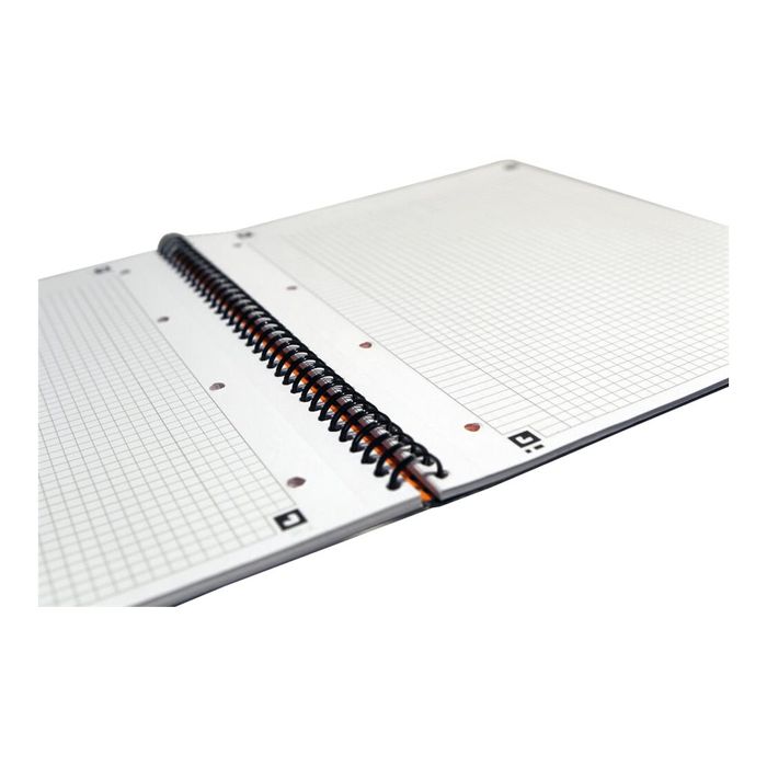 3020120012018-Oxford Notebook - Cahier à spirale A4 (21x29,7 cm) - 160 pages - petits carreaux (5x5 mm) - p-Gros plan-7