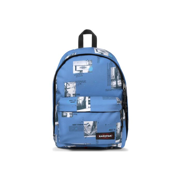 0404051771535-EASTPAK Out Of Office - Sac à dos tags blue avec compartiment pour ordinateur portable-Avant-0