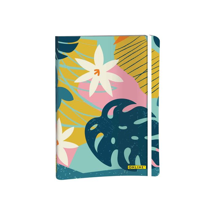 4014421180216-Online - Bullet journal A5 - 72 pages - tropical leaf-Avant-0