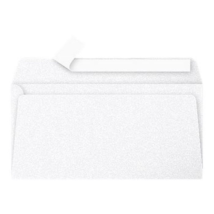 3329680500356-Pollen - 20 Enveloppes - 110 x 220 mm - 120 g/m² - blanc irisé-Avant-0