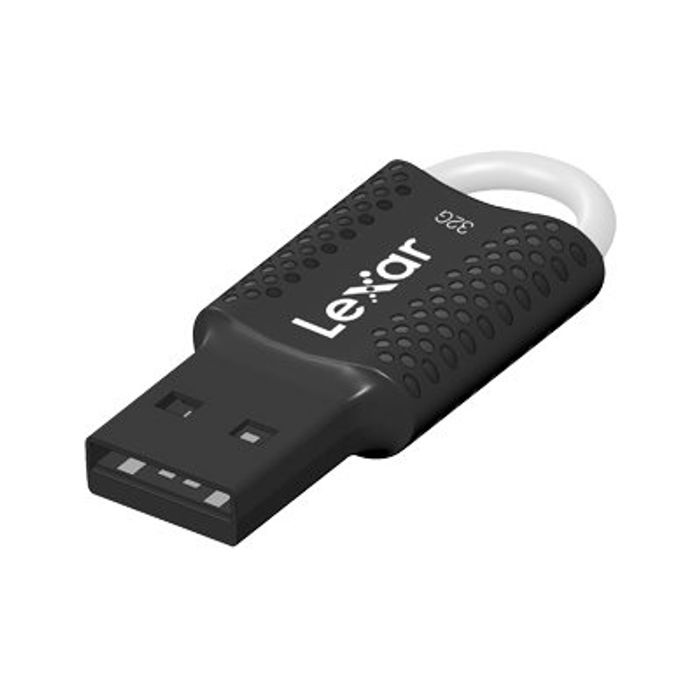 0843367105205-Lexar JumpDrive V40 - clé USB 32 Go - USB 2.0-Angle droit-1