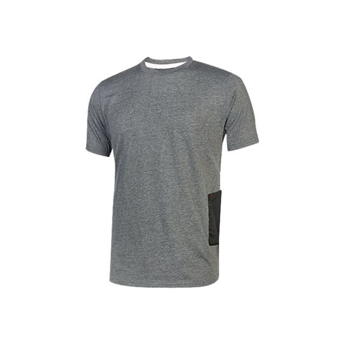 8033546367025-T-shirt gris manches courtes - Taille L - Enjoy Road U-Power-Angle droit-0