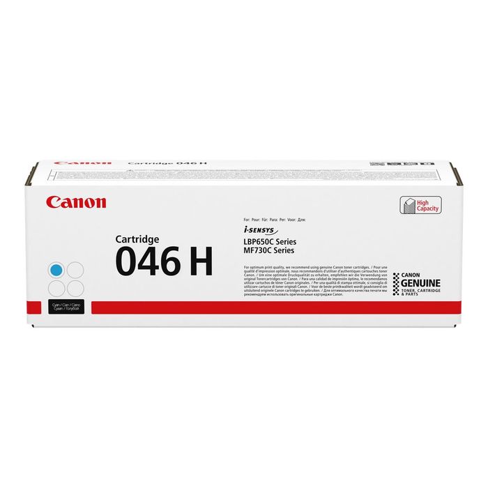 4549292074017-Canon 046H - cyan - cartouche laser d'origine-Avant-2