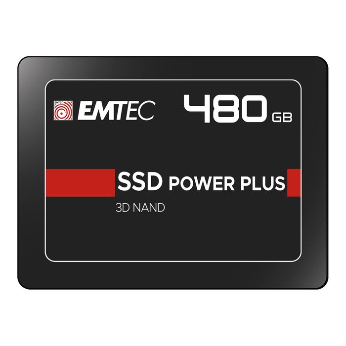3126170136411-EMTEC X150 Power Plus 3D NAND - Disque SSD - 480 Go - SATA 6Gb/s-Avant-1