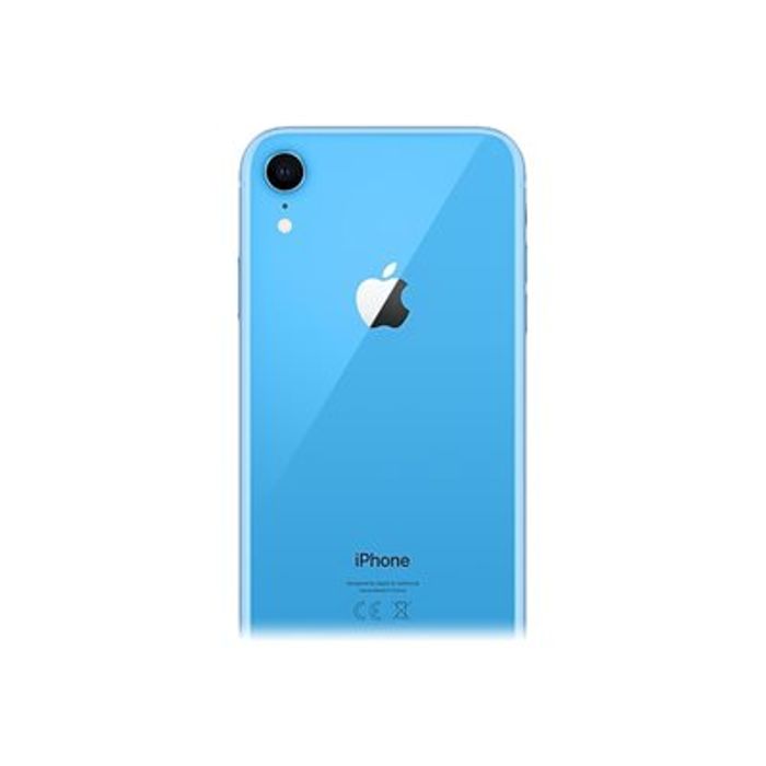 3701083037927-Apple iPhone XR - Smartphone reconditionné grade C (Etat correct) - 4G - 3/64 Go - bleu-Gros plan-3