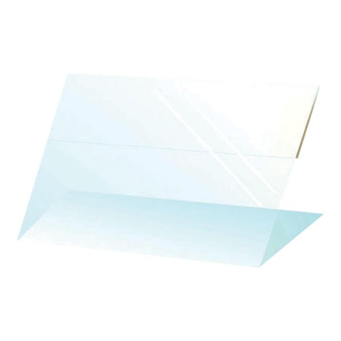 3462620001824-Bequet - 10 Chevalets "Plexiglas" translucide - 6 x 4 cm-Angle droit-0