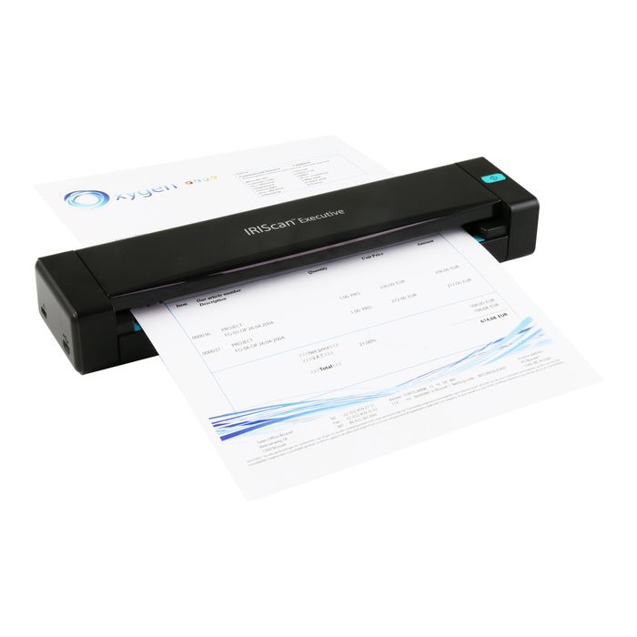 5420079900097-IRIS IRIScan Executive 4 - scanner de documents A4 - portable - 600 ppp x 600 ppp - blanc -Angle gauche-2
