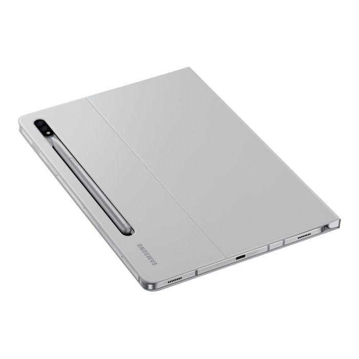 8806092317949-Samsung EF-BT630 - porte folio pour Galaxy Tab S7, Tab S8 - gris clair-Arrière-7