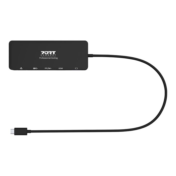 3567049019099-PORT Connect - station d'accueil USB-C de voyage pour PC et Mac- VGA, HDMI-Haut-8