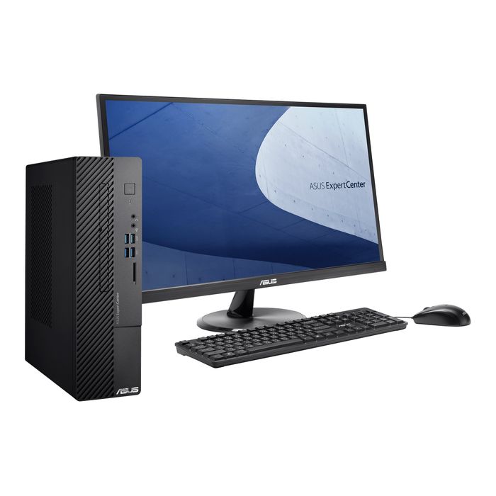 4711081723646-ASUS ExpertCenter D5 SFF D500SCES 3101050040 - unité centrale - SFF - Core i3 10105 3.7 GH-Angle gauche-3