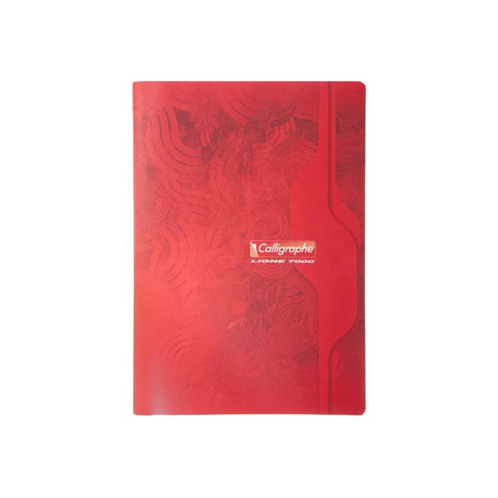 3210330071435-Calligraphe 7000 - Cahier A4 (21x29,7 cm) - 192 pages - grands carreaux (Seyes) - disponible dans -Avant-1