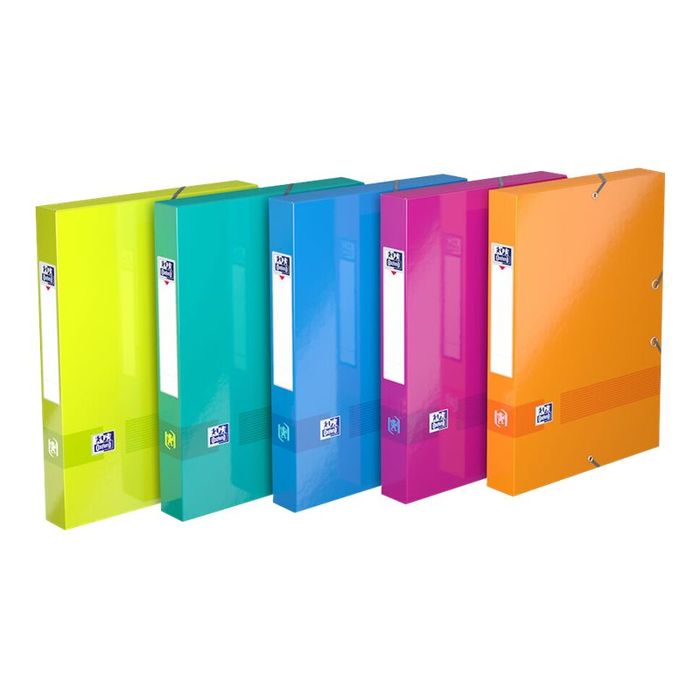 3045050259944-Oxford Color Life - Boîte de classement - dos 40 mm - disponible dans différentes couleur-Angle gauche-0