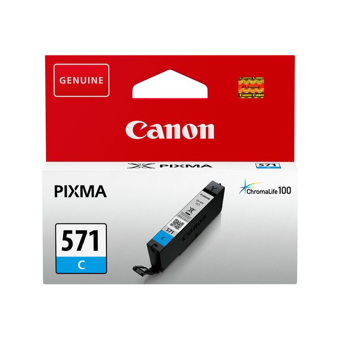 4549292032949-Canon CLI-571 - cyan - cartouche d'encre originale-Avant-0