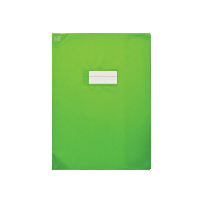 3045050186394-Oxford Strong Line - Protège cahier sans rabat - 24 x 32 cm - vert opaque-Avant-0