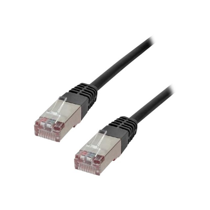 3700224733087-MCL Samar - câble réseau RJ45 CAT 5E F/UTP - 3 m - noir-Angle droit-0