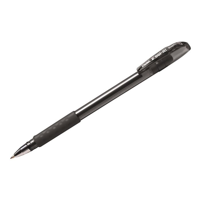 0884851028860-Pentel Feel-it! - Stylo à bille - noir - 0,7 mm-Angle droit-0