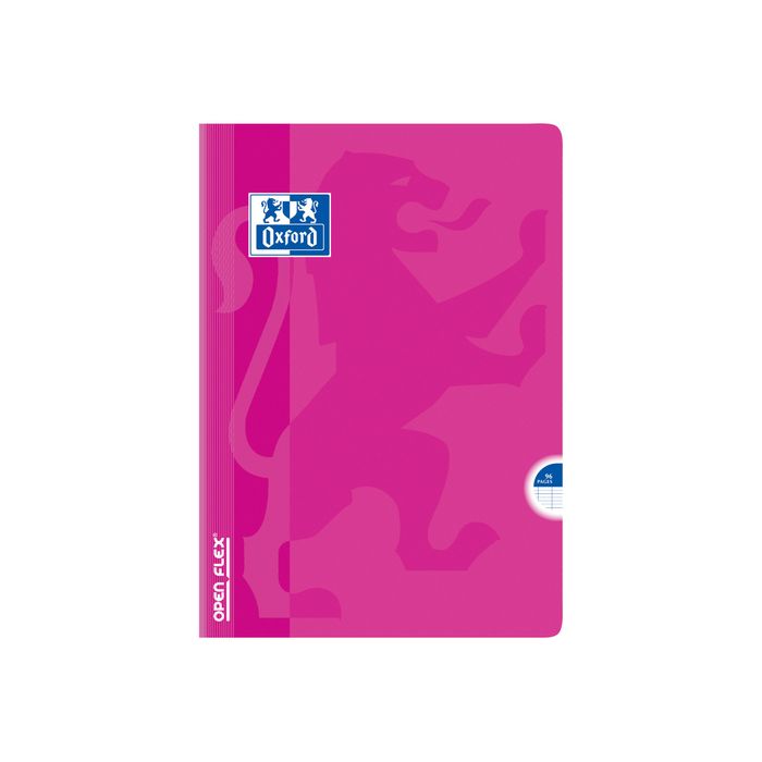 3020120109459-Oxford Openflex - Cahier polypro A4 (21x29,7 cm) - 96 pages - grands carreaux (Seyes) - disponible dans-Avant-3