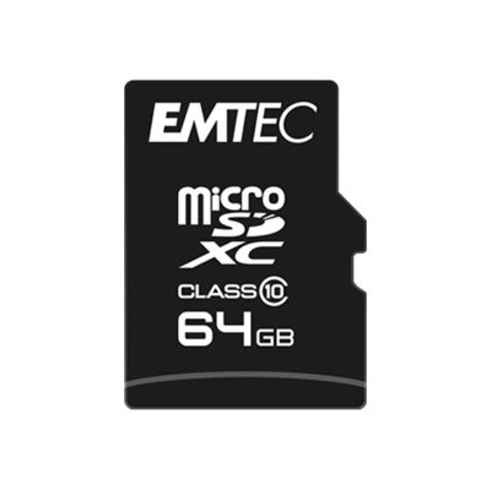 3126170158963-Emtec - carte mémoire 16 Go - Class 10 - micro SDHC-Avant-0