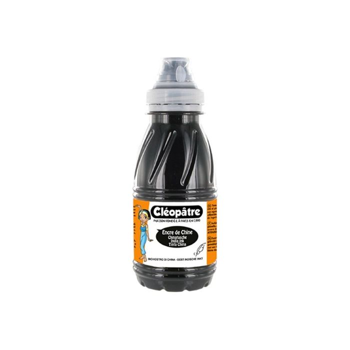 3134725003439-Cléopâtre - Encre de chine noire - 250ml-Avant-0