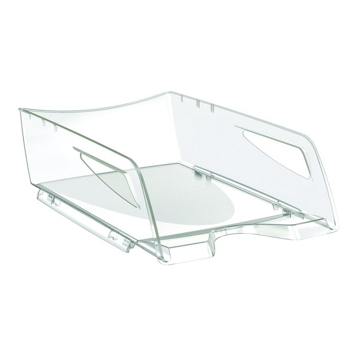 3462152201105-CEPPro - Corbeille à courrier maxi cristal-Angle gauche-0