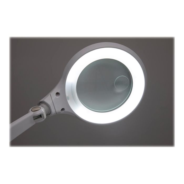 4002390078344-MAULiris - Lampe loupe à Led - 10 cm diamètre - agrandissement : 1.75x - 7 W - blanc-Gros plan-7