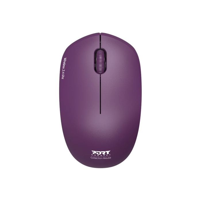 3567049005399-PORT DESIGNS - Souris sans fil - violet-Avant-0