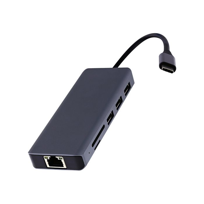 3303170099438-T'nB iClick - Station d'accueil - USB-C - HDMI - GigE-Angle gauche-3