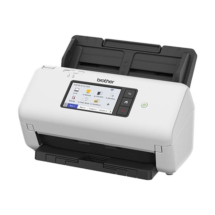 4977766814713-Brother ADS-4700W - scanner de documents A4 - USB 3.0 - 1200 ppp x 1200ppp - 40ppm-Angle droit-1