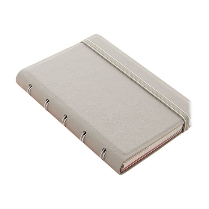 5059145414277-Filofax Classic - Carnet de notes à spirale A5 - gris pastel-Angle gauche-2