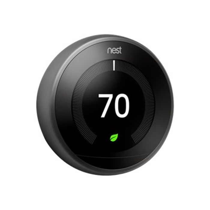 0813917021149-Nest Learning Thermostat 3rd generation - thermostat connecté - noir-Angle gauche-2