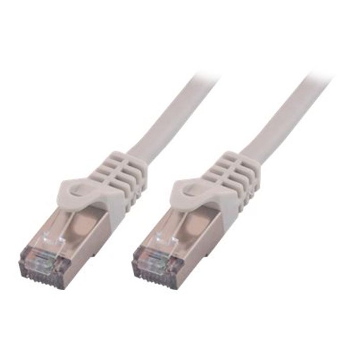 3700224725501-MCL Samar - câble réseau RJ45 CAT 6 F/UTP - 2 m - gris-Angle droit-0