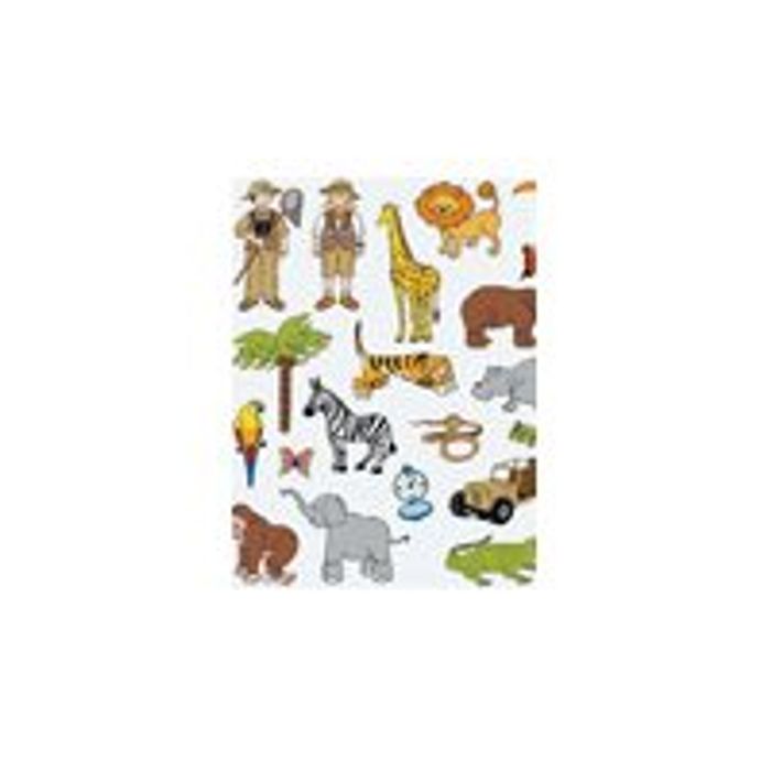 8410782114338-Apli - 3 feuilles gommettes jungle-Avant-0