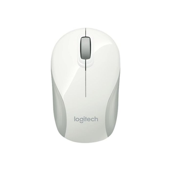 5099206032224-Logitech M187 - Mini souris sans fil - blanc-Haut-2